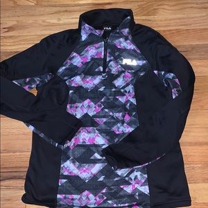 Fila 1/4 zip performance fleece size Large